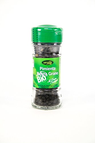 Artemisbio Tarro Pimienta Negra Grano Eco 40 Gr Especias Y Condimentos Artemisbio 100 g