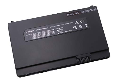 Batería Li-Ion vhbw 2350mAh (11.1V) Negra para Ordenador portátil HP Mini 1120TU Vivienne Tam Edition, 1121TU como HSTNN-157C, 493529-371, FZ441AA.