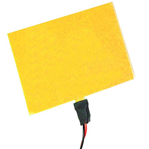 BeMatik - Panel electroluminiscente EL 100x100 mm amarillo