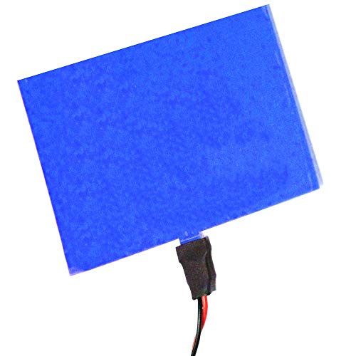 BeMatik - Panel electroluminiscente EL 100x100 mm azul