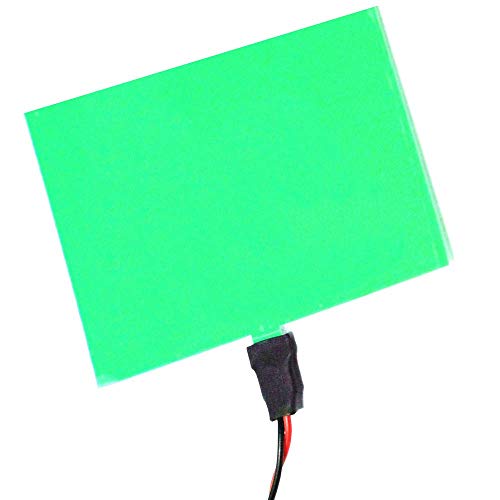 BeMatik - Panel electroluminiscente EL 100x100 mm verde