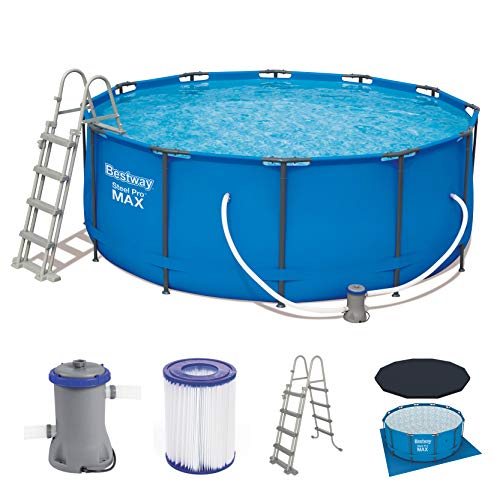 Bestway 56420 Piscina Steel Pro MAX con depuradora, M Bestway 56420 Piscina Steel Pro MAX con depuradora, M