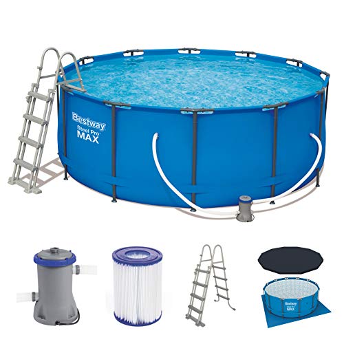 Bestway 56420 Piscina Steel Pro MAX con depuradora, M