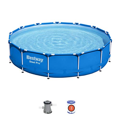 Bestway - Piscina tubular redonda Steel Pro 3.96 x 0.84 m