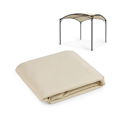 blumfeldt Castello pérgola toldo para el Sol - tamaño de 350 x 350 cm, Lona de poliéster, Protege del Sol y de la Lluvia, no Deja Pasar el Agua ni los Rayos UV, FlexMood: Techo Intercambiable, Beige blumfeldt Castello pérgola toldo para el Sol - tamaño de 350 x 350 cm, Lona de poliéster, Protege del Sol y de la Lluvia, no Deja Pasar el Agua ni los Rayos UV, FlexMood: Techo Intercambiable, Beige