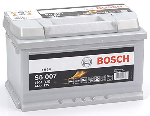 Bosch S5007 Batería de automóvil 74A/h-750A
