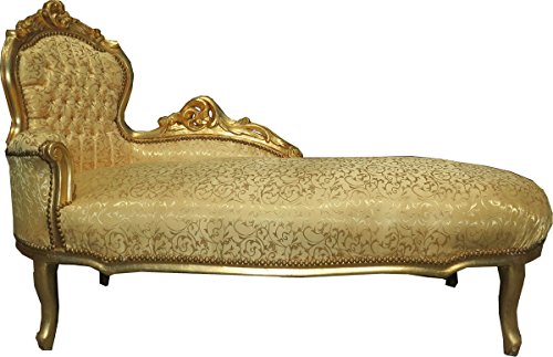 Casa Padrino Modelo Barroco Chaise Oro/Oro - Muebles barrocos