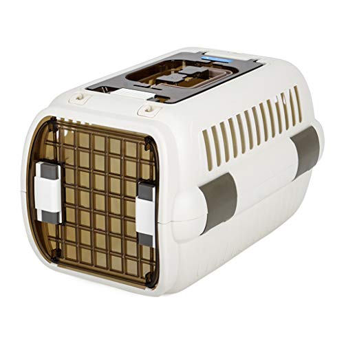 Casetas y cajas para perros Perrera cat litter pet nest cat le cat cat pet pet air box cat air dog box jaula de viaje portátil fuera de la caja de consignación de automóviles Cajones y fundas para per