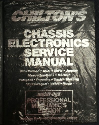Chilton's Chassis Electronics Service Manual/1989-1991/European: Alfa Romeo, Audi, Bmw, Jaguar, Mercedes-Benz, Merkur, Peugeot, Porsche, Saab, Sterli
