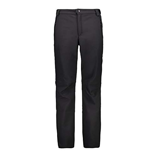 CMP - Pantalones Largos de Softshell Climaprotect, pantalón Softshell para Hombre, Hombre, 3A01487-N, Antracita, 52