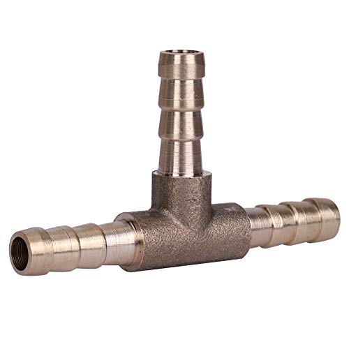 Conector de púas 4 piezas en T Adaptador de unión de manguera de combustible de 3 vías Pieza en T Conector de manguera de gas de latón para combustible Aire Agua Gas Aceite 6 8 10 12mm(4Pcs 6mm) Conector de púas 4 piezas en T Adaptador de unión de manguera de combustible de 3 vías Pieza en T Conector de manguera de gas de latón para combustible Aire Agua Gas Aceite 6 8 10 12mm(4Pcs 6mm)