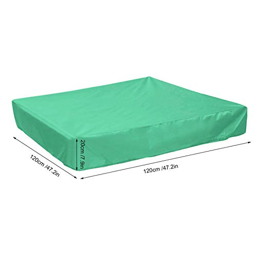 Cubierta Protectora de Piscina, Cubierta de Piscina, Ligero para Patios Fosas de Arena Jardines Piscina(Green, 120 * 120 * 20cm)