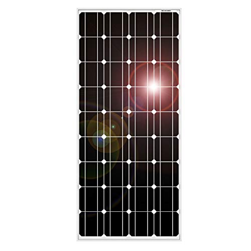 DOKIO 100W Panel solar Monocristalino para carga de batería de 12V