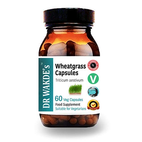 DR WAKDE'S® Wheatgrass cápsulas (Triticum Aestivum) I 100% Natural I 60 cápsulas I Productos ayurvédicos I Sin aditivos I I Descuentos I