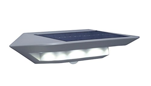 Eco Light Solar lámpara de pared Ghost Solar con Panel Solar, detector de movimiento, Giratorio y orientable, IP44 P 9014 SI