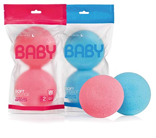 Esponja Soft para bebés. Caja 20 esponjas en packs de 2 uds. Esponjas especiales para el cuidado de la piel sensible del bebé en cada baño Esponja Soft para bebés. Caja 20 esponjas en packs de 2 uds. Esponjas especiales para el cuidado de la piel sensible del bebé en cada baño