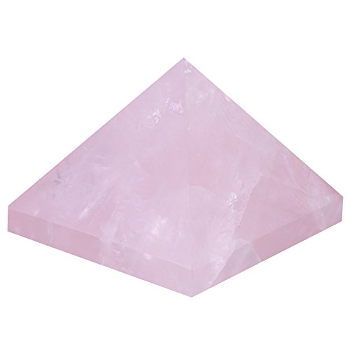 Estatua de Pirámides de Cristal Rosa Estatuillas de Pirámide Regalo de Cumpleaños Navidad Día de San Valentín Artesanías de Feng Shui