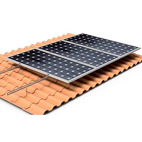 Estructura Solar Tejado Perforante para 2 Paneles Solares
