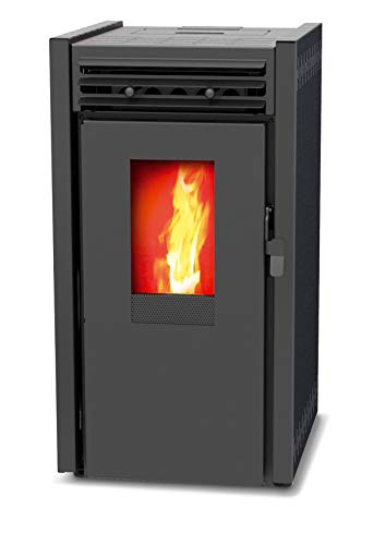 Estufa de Pellet AUDAX 6-8 - 10 kW (Negro, 8 kW)