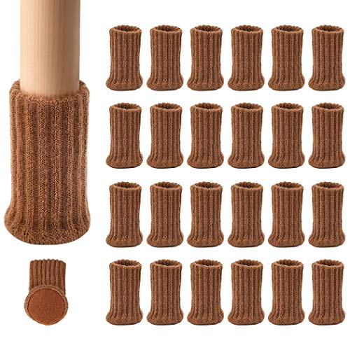 Ezprotekt Calcetines elásticos para Silla de Mesa, Silla o Silla de Mesa, para Muebles, Diámetro de ajuste de 1"a 2", Gris, Pack de 24 (Marrón) Ezprotekt Calcetines elásticos para Silla de Mesa, Silla o Silla de Mesa, para Muebles, Diámetro de ajuste de 1"a 2", Gris, Pack de 24 (Marrón)