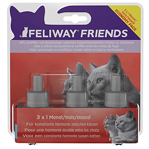FELIWAY D89440L Friends - Pack Ahorro de 3 x 30 días, 144 ml