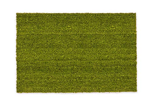 Felpudo Antideslizante de Coco – Antibacteriano – para el Exterior Cubierto – Fibra Natural sostenible – 100% Coco – 50 x 80 cm – Verde