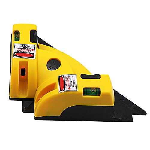 FORNORM Nivel de láser de línea, Herramienta de medición de disposición de alineación de 90 grados, Nivel de láser horizontal vertical Láser de proyección de línea con dos ventosas FORNORM Nivel de láser de línea, Herramienta de medición de disposición de alineación de 90 grados, Nivel de láser horizontal vertical Láser de proyección de línea con dos ventosas