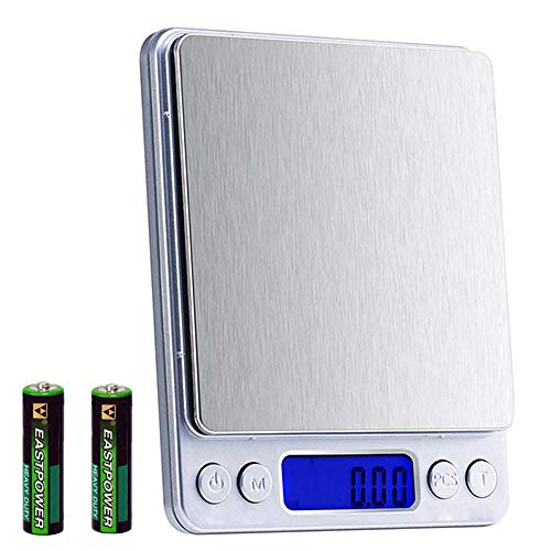FQYYDD Báscula de cocina de precisión digital báscula electrónica USB de bolsillo de peso de oro balanza 3000 G X 0.1 G2 escala de palets
