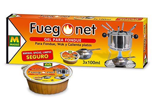 FUEGO NET Fuegonet 231112 Gel para Fondues, Transparente, 3x8.5x26.5 cm FUEGO NET Fuegonet 231112 Gel para Fondues, Transparente, 3x8.5x26.5 cm