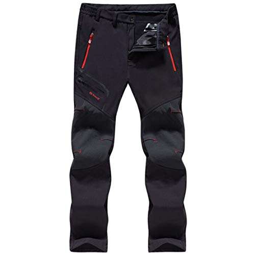 Gaga city Pantalones de Trekking Impermeables Softshell Hombre Invierno Mujer Pantalones de Montaña Transpirable Fleece Lined Pantalon Escalada Senderismo Aire Libre Pantalon Hombre/negro/4XL-185/86A Gaga city Pantalones de Trekking Impermeables Softshell Hombre Invierno Mujer Pantalones de Montaña Transpirable Fleece Lined Pantalon Escalada Senderismo Aire Libre Pantalon Hombre/negro/4XL-185/86A