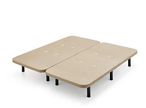 HOGAR24 Base Tapizada con Tejido 3D Y Válvulas De Transpiración + 8 Patas 26cm (180x200cm) (2 Bases De 90cm con Abrazaderas) HOGAR24 Base Tapizada con Tejido 3D Y Válvulas De Transpiración + 8 Patas 26cm (180x200cm) (2 Bases De 90cm con Abrazaderas)