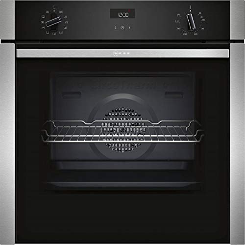 Horno empotrable EcoClean Neff B3ACI5AN0 – Horno multifunción con calor giratorio o pulsado, 71 litros, clase A, acero inoxidable, puerta templada (3 vitrinas) Horno empotrable EcoClean Neff B3ACI5AN0 – Horno multifunción con calor giratorio o pulsado, 71 litros, clase A, acero inoxidable, puerta templada (3 vitrinas)