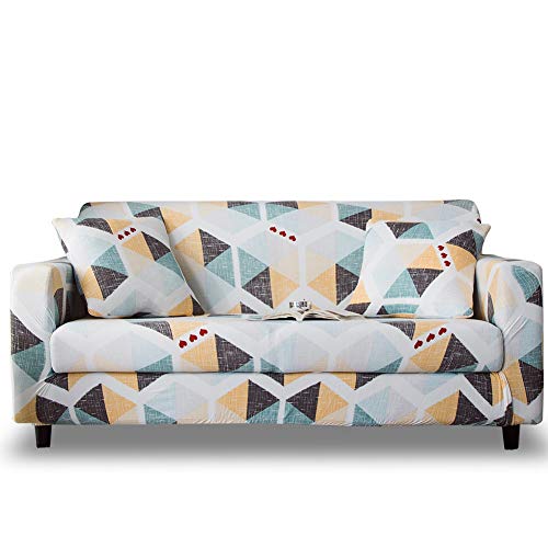 HOTNIU Funda Elástica de Sofá Funda Estampada para sofá Antideslizante Protector Cubierta de Muebles (3 Plazas, Impresión #Xy) HOTNIU Funda Elástica de Sofá Funda Estampada para sofá Antideslizante Protector Cubierta de Muebles (3 Plazas, Impresión #Xy)