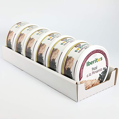 Iberitos - Paté A La Pimienta - 6 Latas X 250 Gr Iberitos - Paté A La Pimienta - 6 Latas X 250 Gr