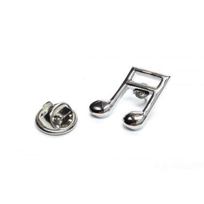 Insignia de pin de solapa de nota musical Quaver.