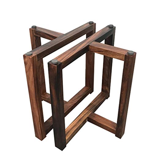 JJZCJ Patas De Mesa Patas Mueble Madera Soporte T/V Alfombrilla Antideslizante Inferior Tratamiento De Revestimiento De Superficie Corte De Madera Entera Adecuado para Mesa De Caligr