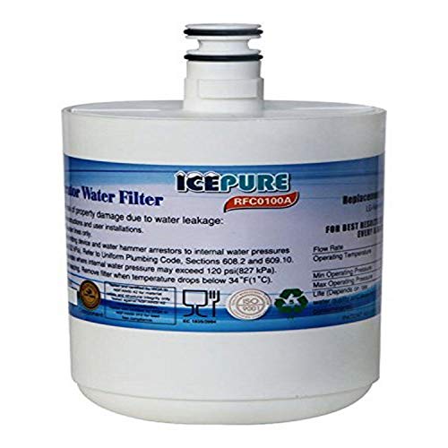 La promoción del Año Nuevo Icepure RFC0100A Nevera Filtro de agua Compatible con LG LT500P, 5231JA2002A