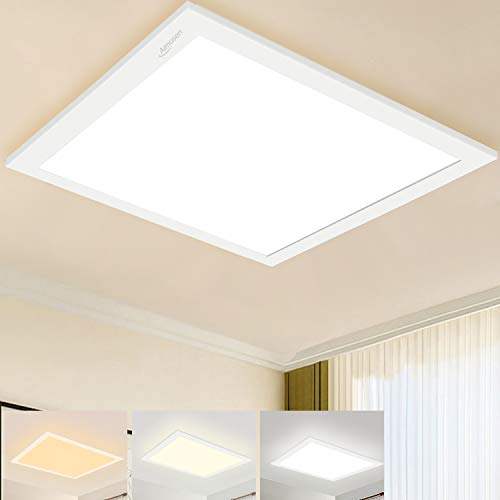 Lámpara de Techo LED Regulable RGB 30x30cm con mando a distancia, 2700K-6500K temperatura de color blanco cálido blanco neutro luz blanca fría, Decoración de Sala de Estar, Dormitorio, Baño Lámpara de Techo LED Regulable RGB 30x30cm con mando a distancia, 2700K-6500K temperatura de color blanco cálido blanco neutro luz blanca fría, Decoración de Sala de Estar, Dormitorio, Baño