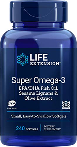 Life Extension, Súper Omega 3, EPA / DHA, 240 Cápsulas blandas
