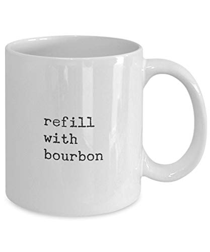 Lplpol Gifts for Bourbon Lovers Men and Women - Recambio con taza de café bourbon