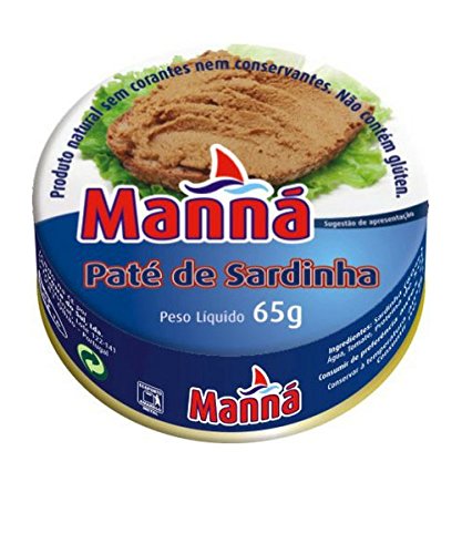 Manna - Paté de Sardina 65gr Pack 12 ud