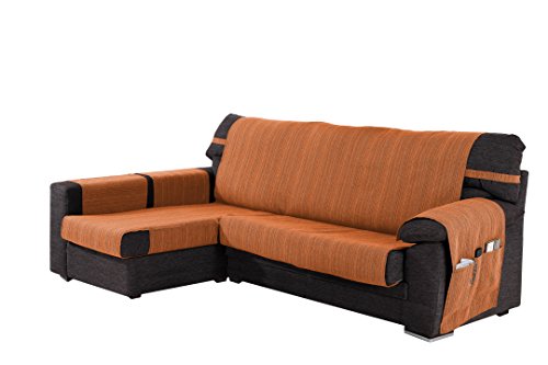 Martina Home Ribera Cubre Chaise Longue, Brazo Izquierdo, Tela, Naranja, 240 CM