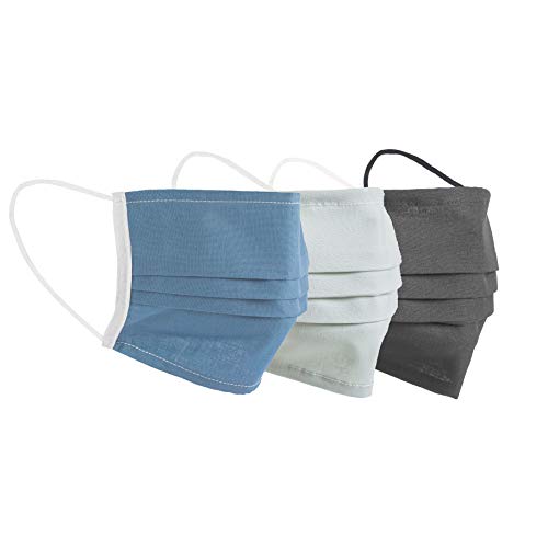 Minime Mascarilla Higiénica Lavable Reutilizable 100% Algodón Artesanal UNE-0065 Pack Surtido 3 uds (Azul) Minime Mascarilla Higiénica Lavable Reutilizable 100% Algodón Artesanal UNE-0065 Pack Surtido 3 uds (Azul)