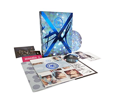 MONSTA X 1st Album - Beautiful (Vol.1) [ BESIDE Ver. ] CD + Photobook + Booklet + Photocard + Sticker + Oath Paper + FREE GIFT / K-POP Sealed