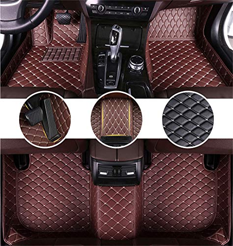 Muchkey Auto Tapetes de Piso Alfombra para Dodge Durango 2016-2019 de Cuero Interior Automotriz Alfombrillas Café Muchkey Auto Tapetes de Piso Alfombra para Dodge Durango 2016-2019 de Cuero Interior Automotriz Alfombrillas Café