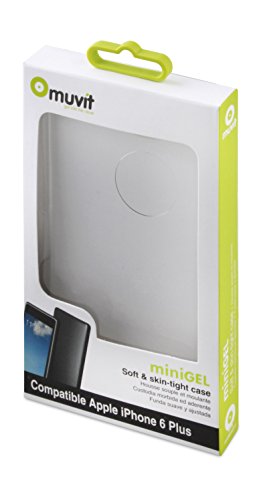 Muvit Minigel - Funda transparente para Apple iPhone 6 Plus / 6S