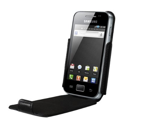 Muvit MUSSL0008 - Funda para smartphone Samsung S5830 Galaxy Ace, color negro