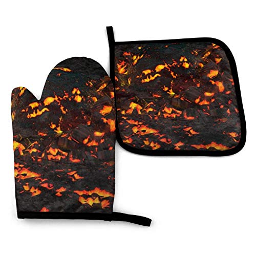 N\A Porta ollas y Manoplas abstractas futuristas de Papel de Aluminio holográfico Colorido, 100% algodón Natural | Juego de 1 manopla para Horno y 1 Porta ollas Resistente al Calor | Eco: N\A Porta ollas y Manoplas abstractas futuristas de Papel de Aluminio holográfico Colorido, 100% algodón Natural | Juego de 1 manopla para Horno y 1 Porta ollas Resistente al Calor | Eco: