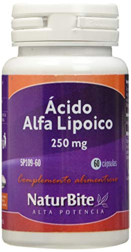 NaturBite Acido Alfa Lipídico, 250 mg - 60 Cápsulas