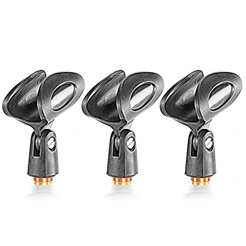 Neewer® Paquete de 3 Soportes universales para micrófono con adaptadores de Tuerca de Metal Macho de 5/8 Pulgadas a Hembra de 3/8 Pulgadas para micrófonos de Mano Neewer® Paquete de 3 Soportes universales para micrófono con adaptadores de Tuerca de Metal Macho de 5/8 Pulgadas a Hembra de 3/8 Pulgadas para micrófonos de Mano